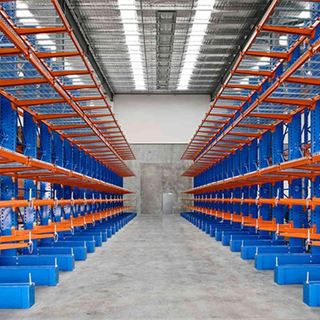 Rack cantilever de um lado tubo resistente de metal de armazenamento