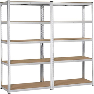 Prateleiras de armazenamento de metal Longspan Warehouse Light Duty